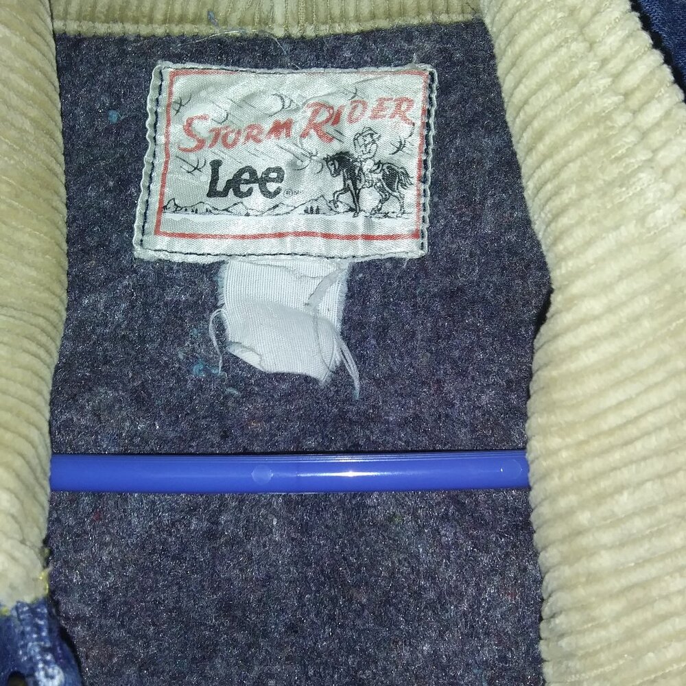 Lee storm rider Jean jacket XL